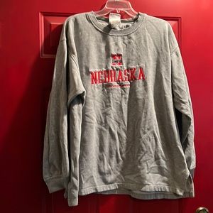 Nebraska Huskers Gray Sweatshirt